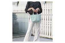 豊岡鞄　TUTUMU スエード Marche petit（S3601）ミント