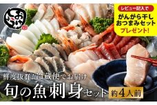 新鮮なお魚を捌いた日に冷蔵で発送！お刺身セット 約4人前  / 刺身 盛り合わせ 新鮮 冷蔵 お刺身 セット 寿司ネタ お寿司 お魚 刺身盛り合わせ【城崎温泉 おけしょう鮮魚】【お電話で希望の配送日時を確認しますので受取安心】
