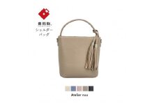 豊岡鞄 loop ミニバケット NU04-118　グレージュ