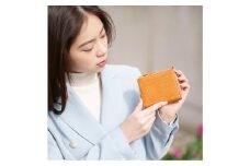 【豊岡財布】anti-mode style OLIVE Compact Wallet（AW700）タン