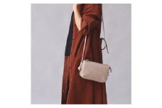 豊岡鞄　TUTUMU スエード Osanpo Wallet（S3101）サンド