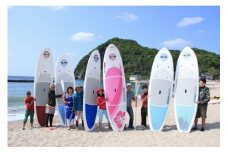 エメラルドに輝く海でG-SUPツアー