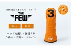 豊岡製　軽量ナイロン　ヘッドカバー＃3　THE FEW（レスキューオレンジ）
