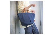 豊岡鞄　トートバッグS（ネイビー）TUTUMU Marche mini（S1800　24-145）