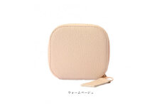 豊岡財布　ラウンドミニウォレット　CITE-006（ウォームベージュ）