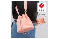 豊岡鞄　ドローストリングショルダー　CITG-021　ピンク