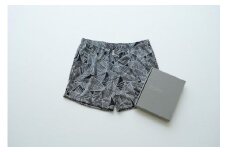 メンズ 下着 ショートトランクス 02/Mサイズ/ZIVANE/Leaf black 1枚/締め付け感の無い/専用BOX付き アンダーウェア