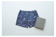 メンズ 下着 ショートトランクス 03/Lサイズ/ZIVANE/Leaf blue 1枚/締め付け感の無い/専用BOX付き アンダーウェア
