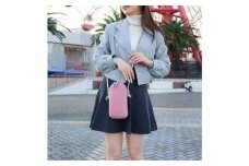 豊岡鞄 S4301 TUTUMU Pocket Suede オールドローズ