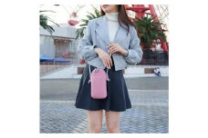 豊岡鞄 S4301 TUTUMU Pocket Suede オールドローズ