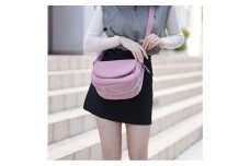 豊岡鞄　TUTUMU スエード FLAP MINI（S4001）オールドローズ