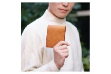 豊岡財布 Haaki Leather 二つ折財布 HLW301 コニャック（HLW301）