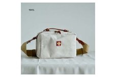 木の庄帆布 キャンバスゴルフラウンド カートラック ショルダーバッグ（ホワイト）/ Kinosho TRANSIT Bon Voyage CART LUCK BAG18merci ゴルフ ラウンドバッグ カバン 鞄 メンズ レディース ホワイト 白