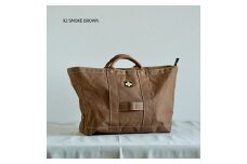 木の庄帆布  NEO TOTE BAG ネオトートバッグ 【KinoshoTRANSIT】（スモークブラウン）