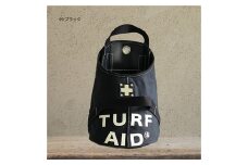 木の庄帆布 【CLUBER BASE クラバーベース】CLUBER BASE “TURF AID“ BAGターフエイドバッグ／砂袋／目土袋（ブラック）
