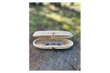 migiwa 柳で編んだメガネケースkinari / 伝統工芸品 行李編み メガネケース メガネ入れ 眼鏡 めがね 天然素材 高級 おしゃれ 和テイスト 大人 手作り ハンドメイド 日本製