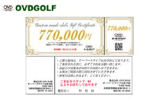 ゴルフ フィッティング + カスタムクラブ チケット 770,000円分 / クーポン券 ゴルフクラブ 制作 取扱いブランド多数 EPON RODDIO MAKINO クラブフィッター オーダーメイド OVD GOLF
