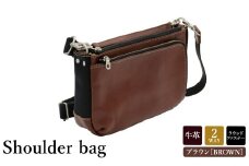豊岡産鞄 牛革ショルダー（No.9007-20）ブラウン / かばん カバン 鞄 バッグ