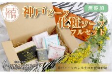「無添加神戸ビーフ化粧ソープ」フルセット《 化粧ソープ 無添加 ハンドクリーム 高級石鹸 ホホバオイル配合 》【2403P07311】