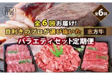 志方牛バラエティセット(定期便全6回)《 定期便 肉 国産 牛肉 牛 国産牛 すき焼き 焼肉 ローストビーフ 焼き豚 お手軽 おいしい お取り寄せ オードブル 志方牛 送料無料 》【2409A00308】