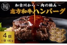 加古川～肉の極み～志方和牛ハンバーグ《志方和牛 和牛 和牛ハンバーグ ハンバーグ 総菜 おかず 調理済 肉 牛肉 送料無料 》【2401I00623】