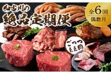 牛肉のまち加古川から「ごっついええ肉」定期便全6回 《 定期便 牛タン ウインナー サーロインステーキ ステーキ ハンバーグ 神戸牛 志方牛 豚 ローストビーフ 》【2409A99806】