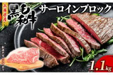 牛肉 兵庫県産 黒毛和牛 サーロイン ブロック 1.1kg【牧場直売店】[ お肉 ローストビーフ アウトドア バーベギュー BBQ 霜降り ]