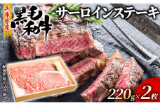 牛肉 兵庫県産 黒毛和牛 サーロイン ステーキ 220g×2【牧場直売店】[ お肉 アウトドア バーベギュー BBQ 霜降り ]