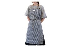 11-7　播州織エプロン（1着）ストライプ