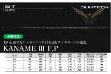 【日本製・渓流竿】 KANAME Ⅲ F.P 63（120-3）