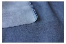 41-4【播州織】抗菌コットンWガーゼ(Clean Cotton Double Gauze)（NAVY）