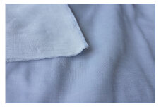 41-4【播州織】抗菌コットンWガーゼ(Clean Cotton Double Gauze)（GREY）