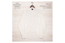 36-2　播州織メンズネルシャツ「THE INDUSTRY WORKS」（1着）【TIW_051（ホワイト）】Mサイズ