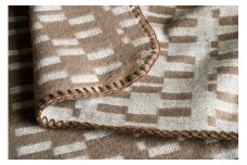 播州織 ブランケット「Organic Colored Cotton Blanket 」 （ブラウン）（110-19）