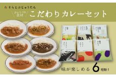 ひょうごの食材こだわりカレーセット６種【そらとぶじゅうたん】(14-21)