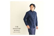 播州織メンズフランネルシャツ「THE INDUSTRY WORKS」（1着）【TIW_132】（36-2） Sサイズ