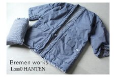 Bremen works  播州織  Loss0 HANTEN〔ロスゼロハンテン〕（118-4）  　ブルーシャンブレー