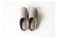 播州織 スリッパ 「Slippers」 全５色 （17-54）　Cotton Drill (ivory)・Ｍサイズ