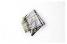 播州織ハンカチ　Handkerchief（09-24）　Multi Check ( River )