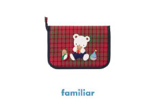 【ファミリア（familiar）】母子手帳ケース（510300）　XF（赤系チェック） サイズ：001