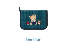 【ファミリア（familiar）】母子手帳ケース（510300）　XB（青系チェック） サイズ：001