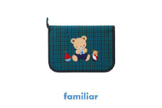 【ファミリア（familiar）】母子手帳ケース（510300）　XB（青系チェック）サイズ：002