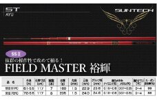 【日本製・鮎竿】FIELD MASTER 裕輝 SSⅡ 72RC（231-3）