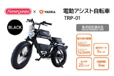 【電動アシスト自転車】 TRP-01 ブラック 【ハセガワモビリティ×YADEA】（900-1）