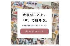 【ブライダルの記念品に】新郎新婦への新感覚ギフト・幸福感の生まれるインタビュー「声のアルバム」
