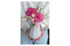 枯れないお花プリザーブドフラワーアレンジ「グレースダリア」