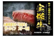 【数量限定】兵庫県産和牛『宝塚牛』サーロインステーキ