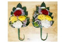 プリザーブドフラワー　仏花一対（ご自宅の花器へ挿込用）