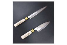 CA-22  小鍛冶竹弘作　出刃包丁・刺身包丁　2本セット　（名入れを希望する）