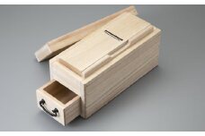 60A1716 常三郎かんな　鰹節削り器 引出し付き　桐製 銘切り希望する[髙島屋選定品］